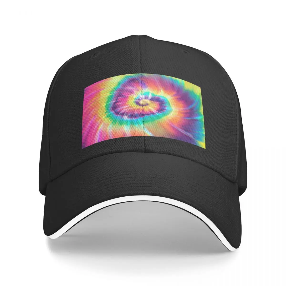 

Rainbow Tie Dye Baseball Cap Visor Anime Hat dad hat For Women Men's