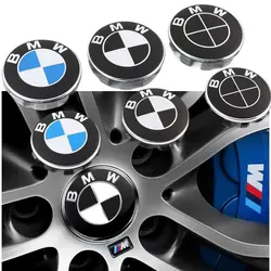 4Pcs ABS 56mm 68mm Car Wheel Center Hub Cover Caps Badge For BMW E39 E46 E60 E90 E90 F01 F10 F30 G01 G20 G21 G30 G11 F15 X5 X3