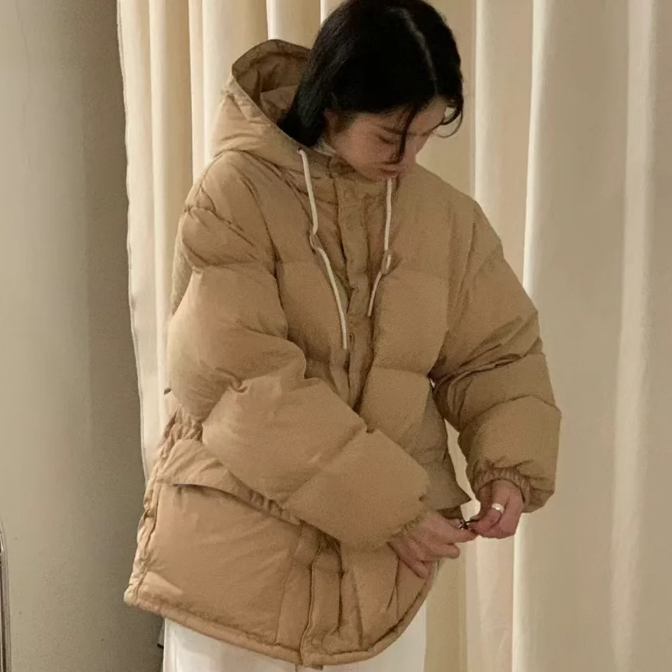 غابرييل مقنعين أسفل Jaet خفيفة الوزن Du أسفل فضفاضة عارضة اللون ملابس خارجية المرأة معطف الشتاء الدافئة تخفيف Sle #4