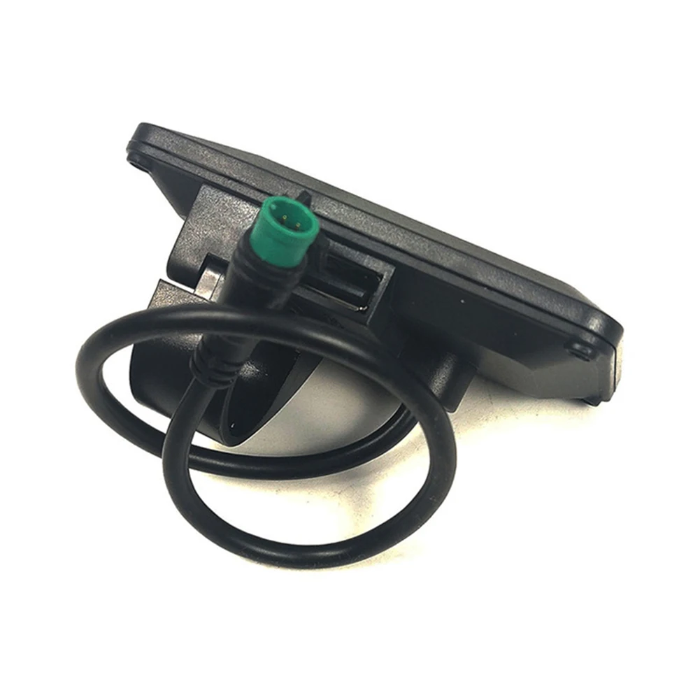 Electric Bicycle USB Display Meter KT-LCD7 Cycling Panel for E-bike with 5 Pin Connection and 1in4 Bus Cable Requirement