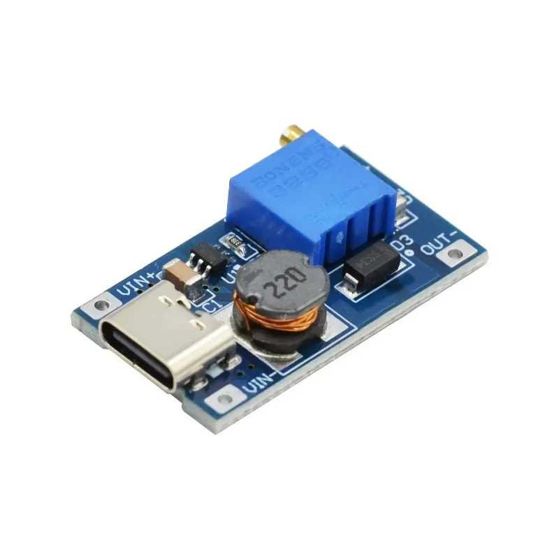 10PCS mt3608 Boost Module Dc Dc Converter 2A Boost Plate Step Up Module with MICRO USB 2V-24V to 5V 9V 12V 28V