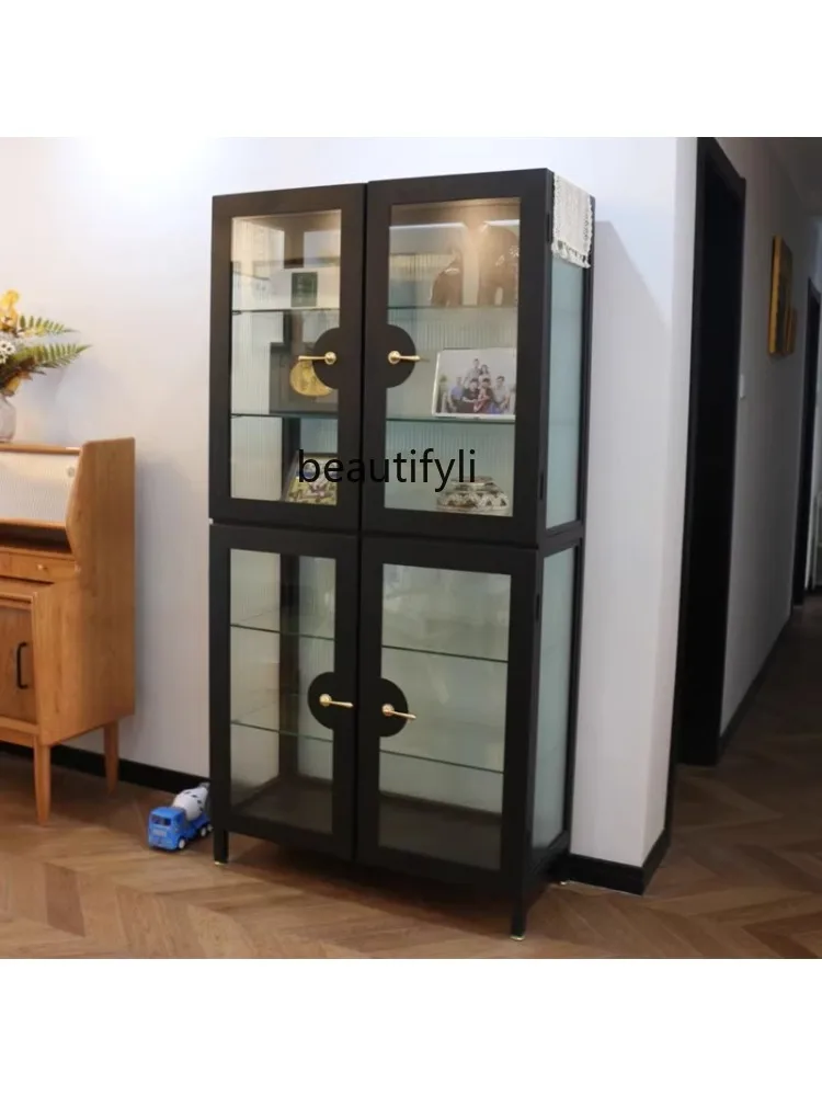 Display Cabinet Glass Cabinet Transparent Gift Cosmetic Model Hand-Made Showcase Home Living Room Furniture