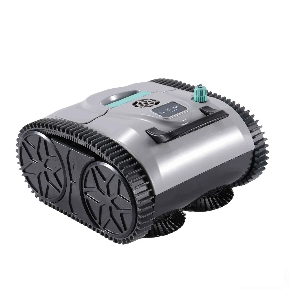 Cordless basic pool cleaning robot can climb walls to swim pool cleaning tools and accessories