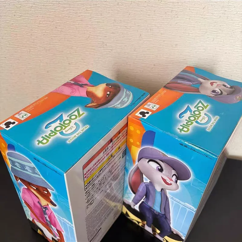 

In Stock [Genuine] Original Bandai Banpresto The Animation Zootopia Judy Hopps Nick Wilde Figure Model Collector Figurine Toys