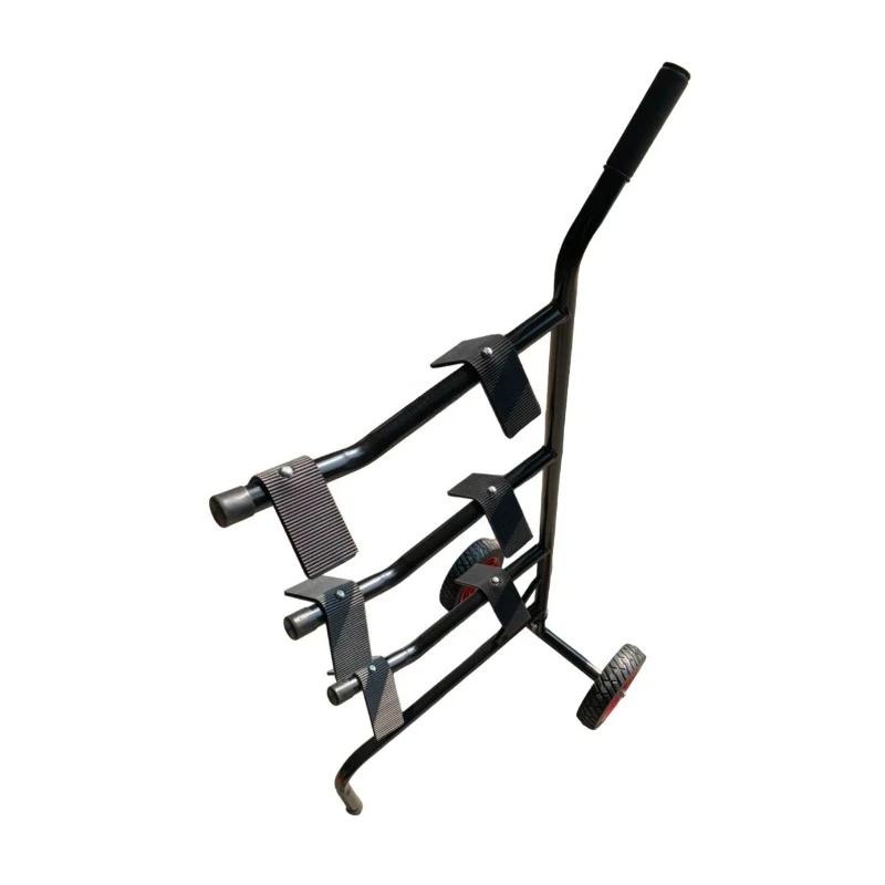 

Saddle frame three-layer hand push type
