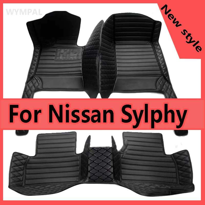 Car Floor Mats For Nissan Sylphy 2019 2018 2017 2016 2015 2014 2013 2012 2011 2010 2009 2008 2007 2006 Sentra B17 Accessories