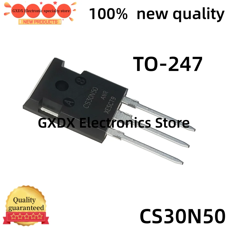 5-10-20 pcs new CS30N50 30N50 TO-247 commonly used N-channel MOSFET 30A/500V in stock