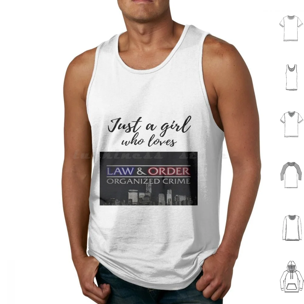 Law And Order Organized Crime Tank Tops Print Cotton Law And Order Organized Crime Law And Order Svu Law And Order