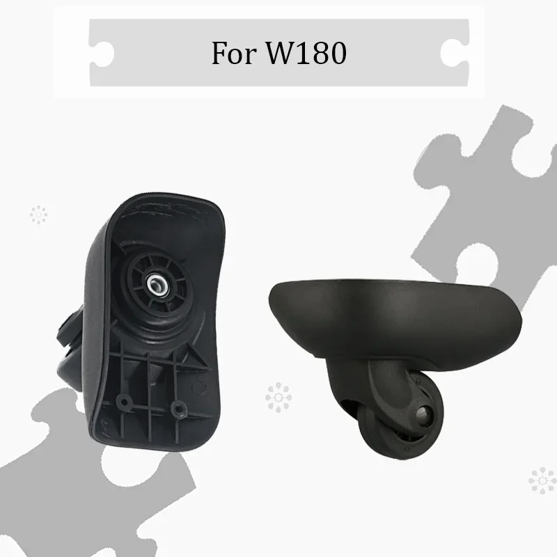 

For W180 Luggage Compartment Silent Replacement Parts - Swivel Castors Non-slip Durable Design + Easy Tool-Free Installation