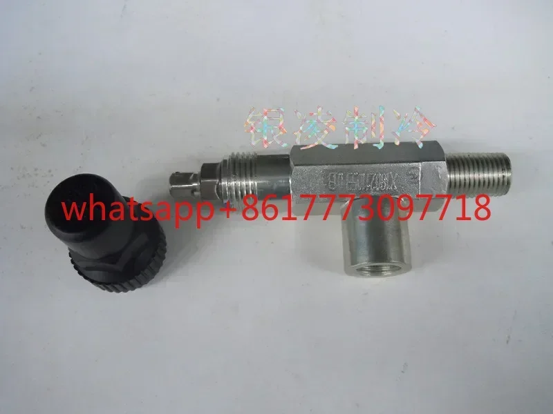 Refrigeration air conditioner freezer right angle globe valve screw chiller pressure transmission sensor valve NPT1/4