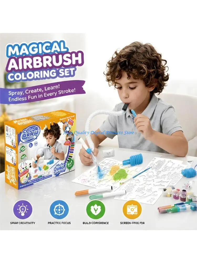 U2JE Colorful Water Soluble Art Collection For Creative Minds Ages 3+