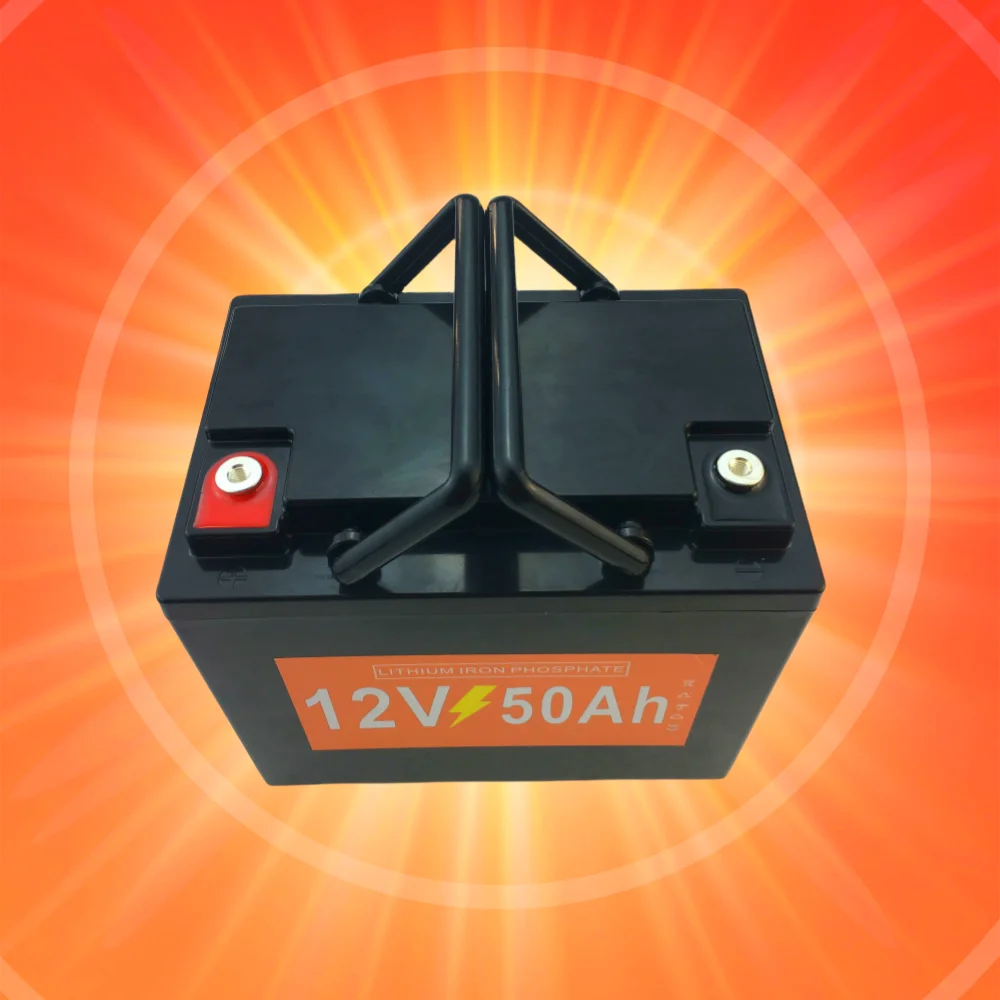 

12V Lifepo4 50Ah Rechargeable Battery Pack for Children's Toy Car, Solar Street Lights Andother Small Equipment Power Supply