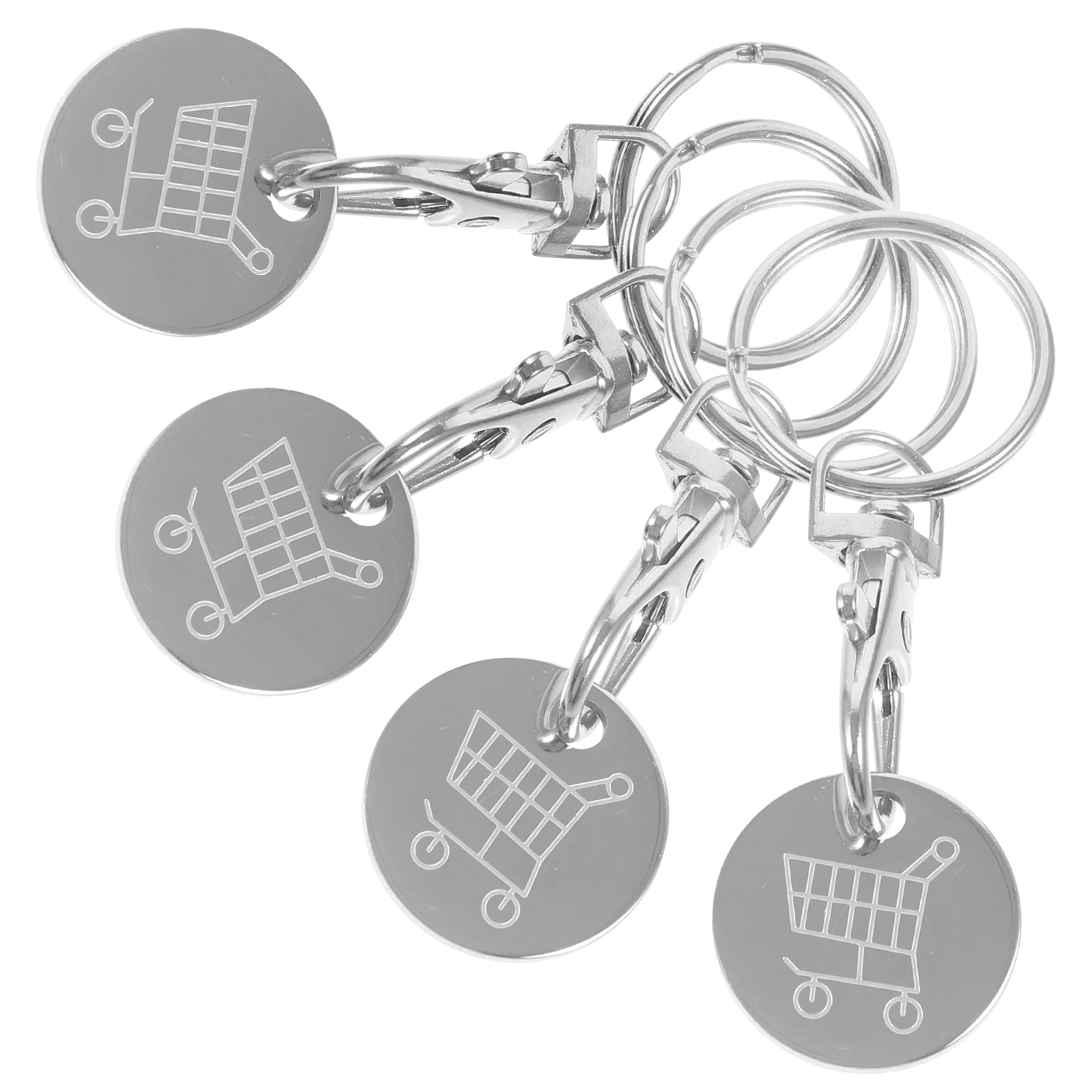 Shopping Trolley Token Key Trolley Token Keyring Supermarket Shopping Trolley Token Keyrings New