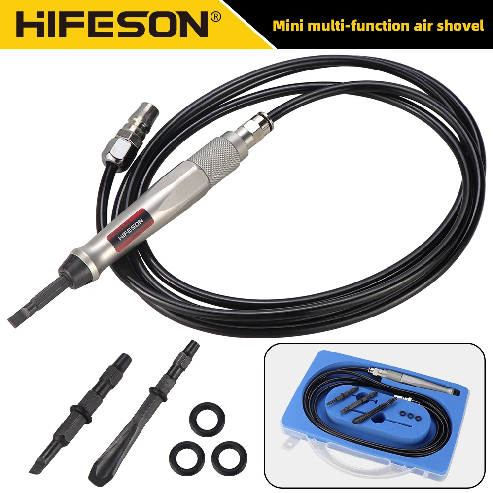 

HIFESON 09A Multifunctional Mini Pneumatic Air Shovel Professional Plaster Removal Tools Small Rust Remover For Home Use