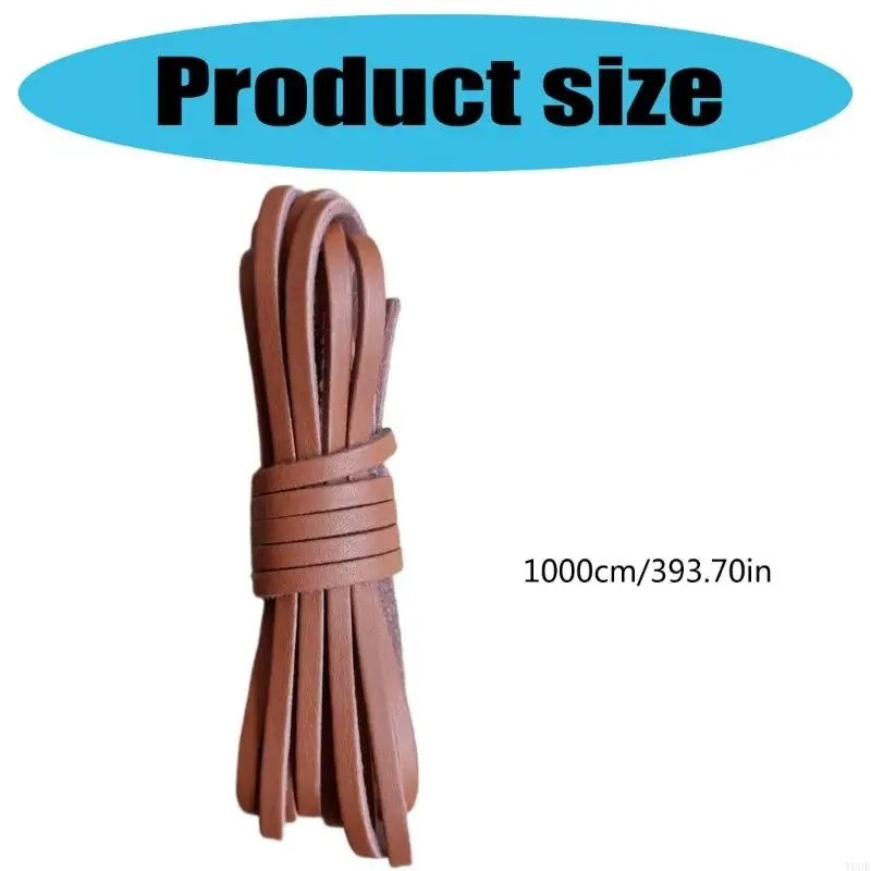 Leather Cord String 3mm 10.93Yards Leather Cord String Braiding String for Craft Y08E