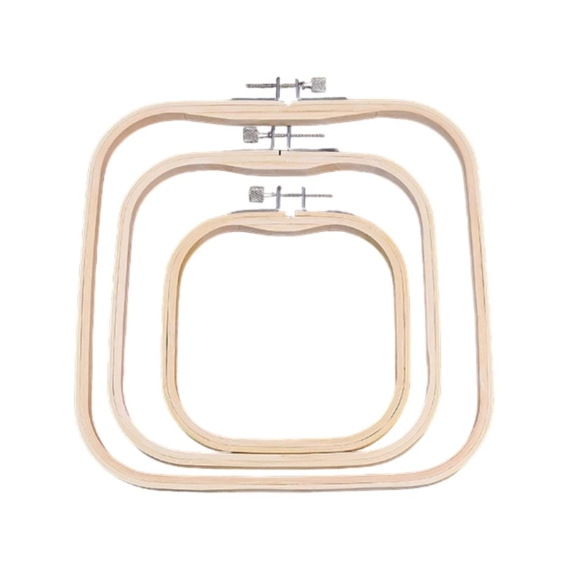 

3Pcs Adjustable Square Embroidery Hoop Stitching Frame for Embroidery Needlecraft and Stitching Project