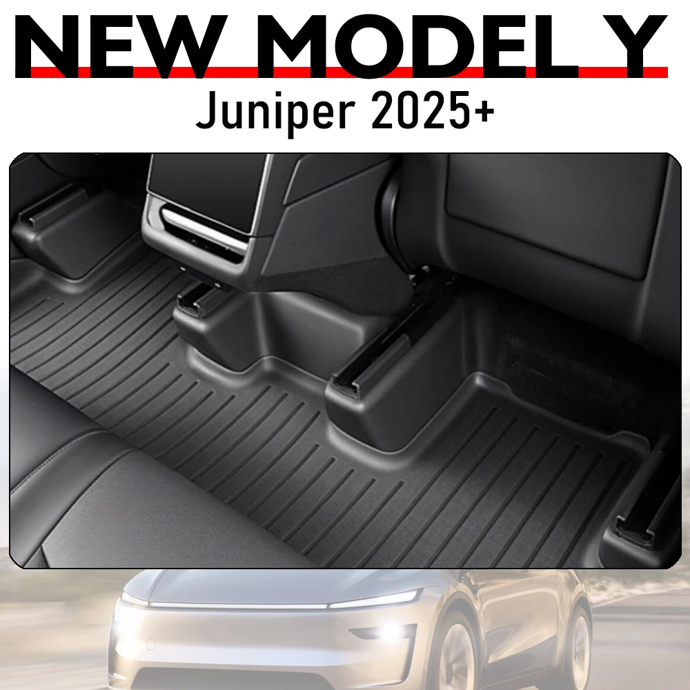 

Для Tesla Model Y Juniper 2025, угловая защита под сиденьем, направляющие для сиденья, защитная крышка, противоударный декор, флокированные автомобильные аксессуары