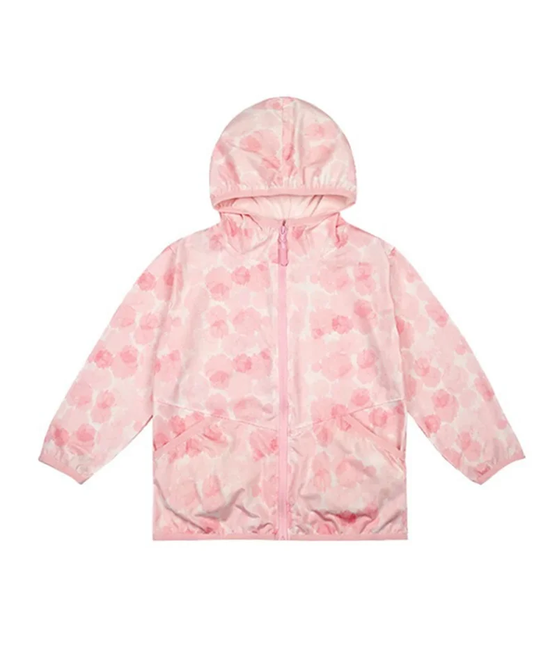 2026 Children Summer Outdoor Outerwear Boys Girls Fashion Tie Dye Zipper Sun Protection Coats Kids Hooded Thin Jackets 2-14 Year