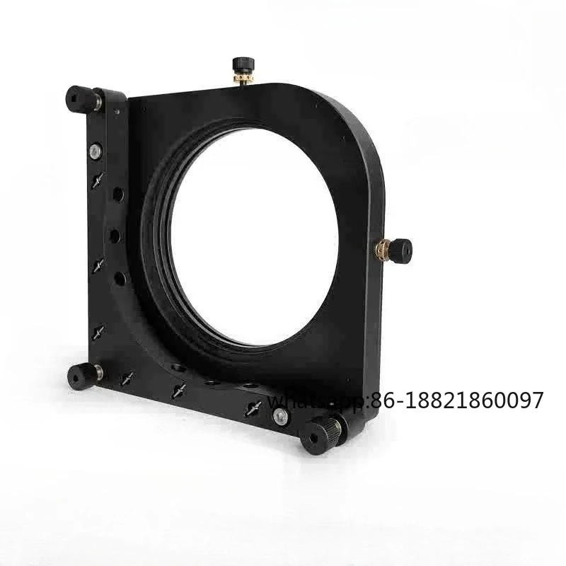 

5-осевая подставка для оптической регулировки | Регулируемое круглое крепление для объектива с наклоном - с резьбой SM для отражателей