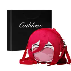 Chigiri Hyoma Plush Doll Cotton Doll Blue Lock Crossbody Bag Kawaii Large Capacity Travel Decor Student Backpack Festival Gift