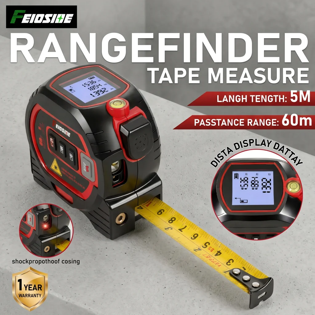 FEIDSIDE Medidor de Distância  - Laser Measure Area Volume Calculator avaliação e preço