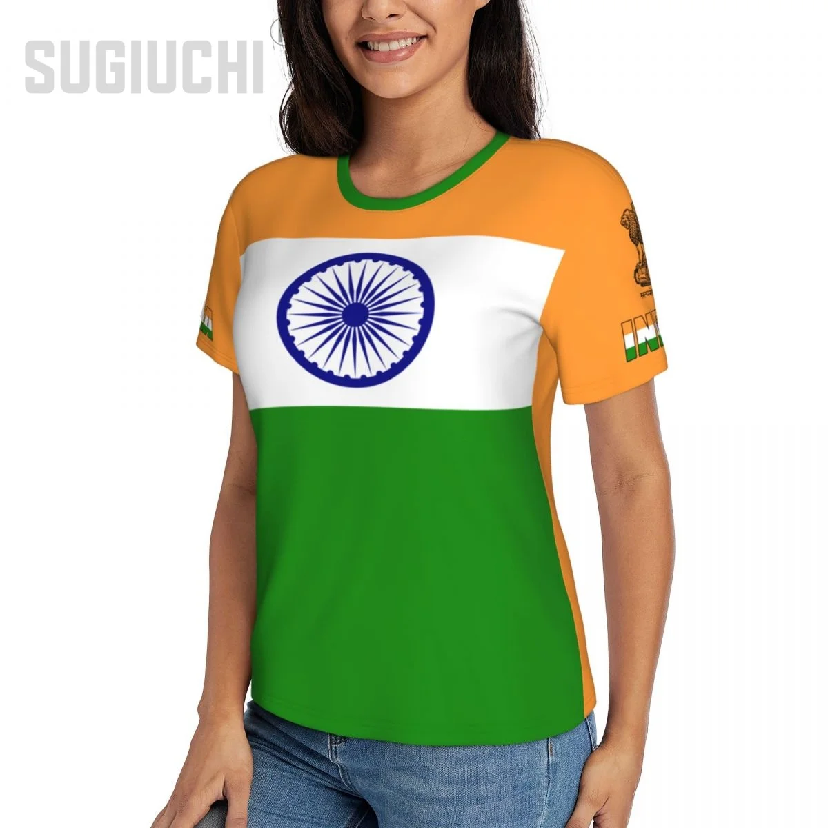 Unisex Nation T-shirt India Flag Indian T-shirts jersey For Men Women Soccer Football Fans Gifts Custom clothes tee