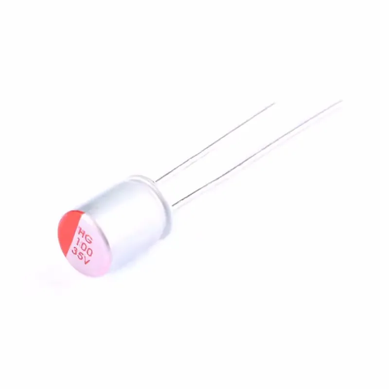 20PCS In-line Solid State Electrolytic Capacitor 100uF 35V 6*8mm Solid State Capacitor