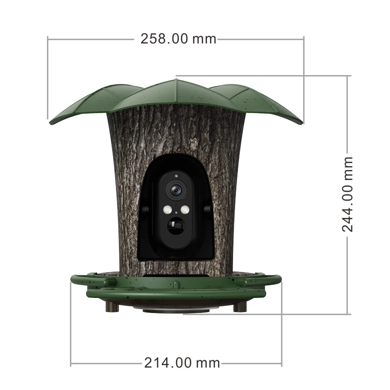 New 4G Wifi Security Camera With Solar Panel Ip66 Waterproof Detection Two-way Audio Night Vision Ai Birds Feeder