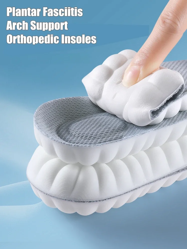 

Super Soft Insoles for Shoes Men Running Sports Insole Feet Memory foam Shock Absorption Shoe Sole Plantar Fasciitis Shoes Pads