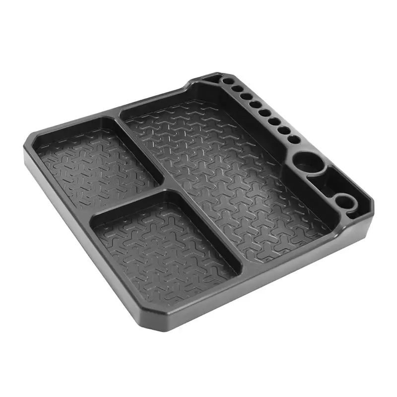 Silicone Parts Tray With Tool Stand(3Pcs) Magnetic Sheets For 1/18 For 1/24 1/10 RC Car Boat Airplane Models