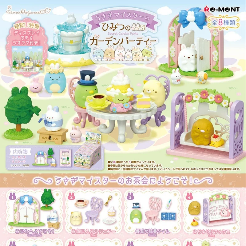 

Re-Ment Japanese Corner Biological Secret Garden Party Afternoon Tea Desktop Decoration Christmas Birthday Gifts