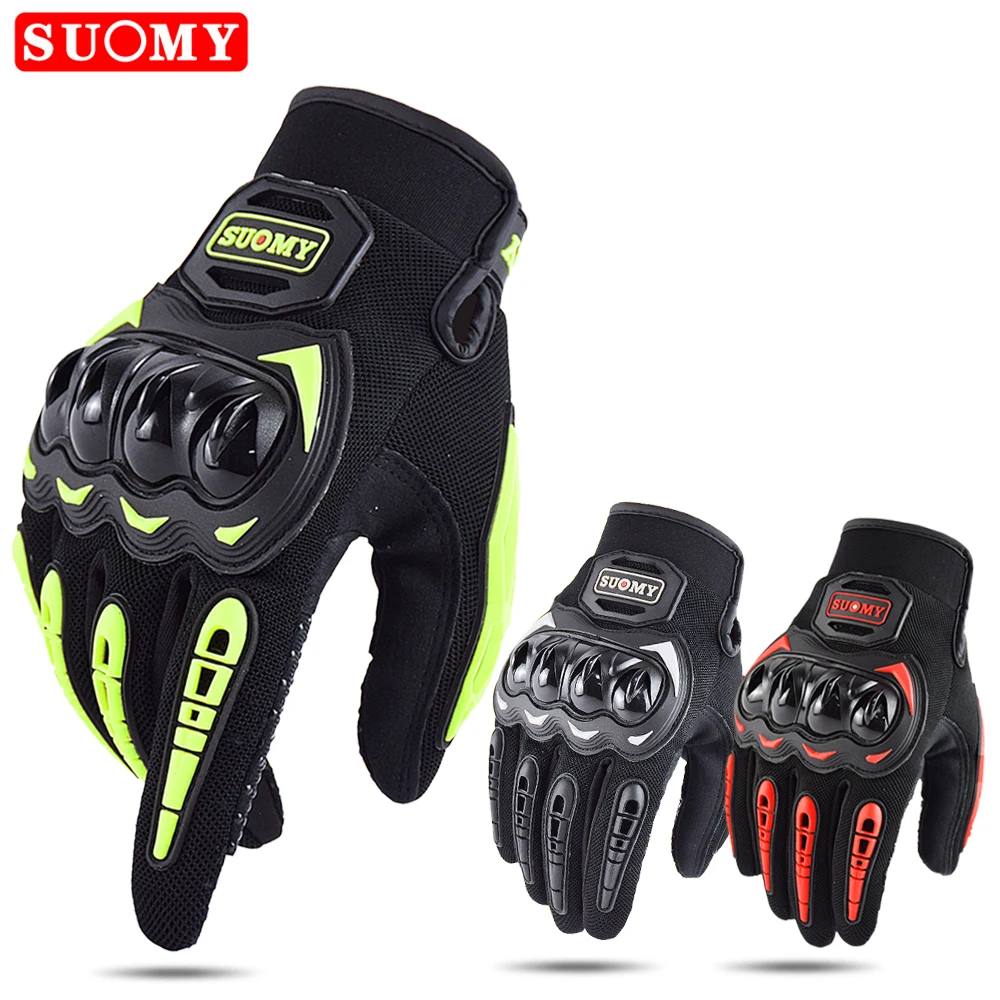 

Мотоциклетные Перчатки Suomy, перчатки для мотокросса, перчатки для сенсорного экрана, для электромобиля, для дороги, велосипедные перчатки