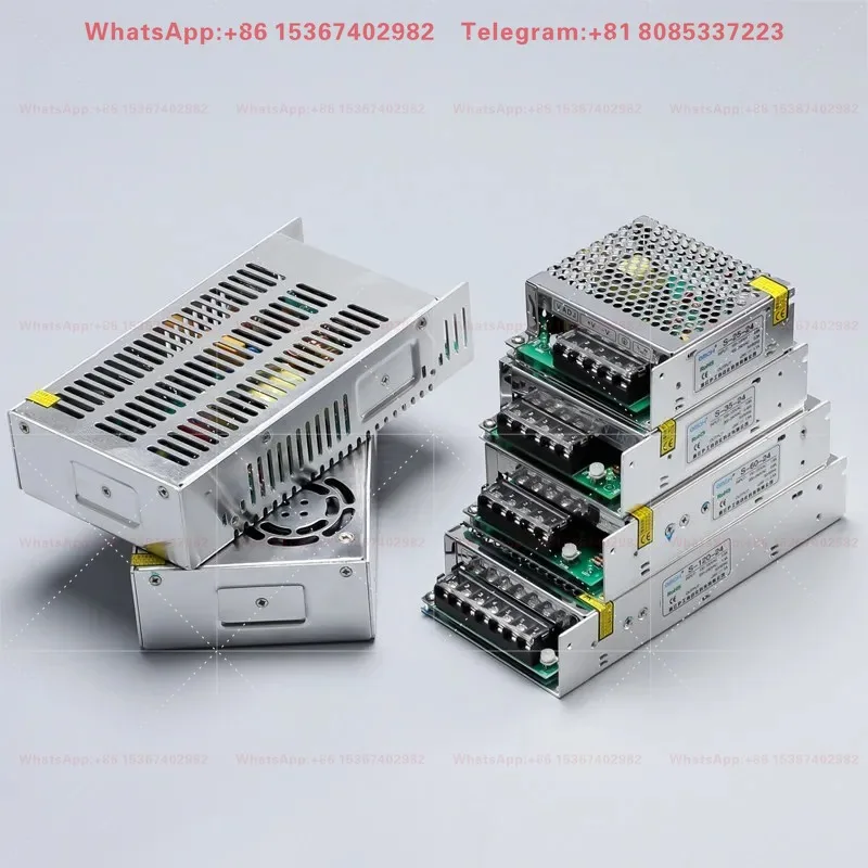LED switch power box S-600-12/24 transformer 50/25A AC to DC 600W