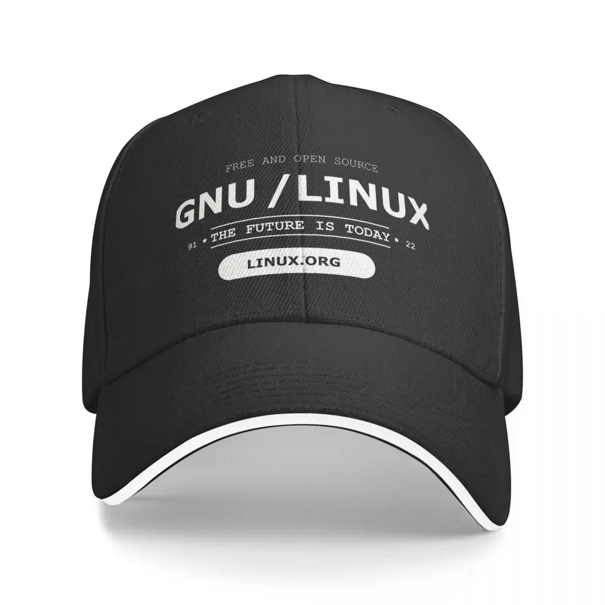 novo-bone-masculino-gnu-linux-the-future-is-today-computer-programmer-code-washed-bone-de-beisebol-ciclismo-trucker-snapback-dad-hat-golfe