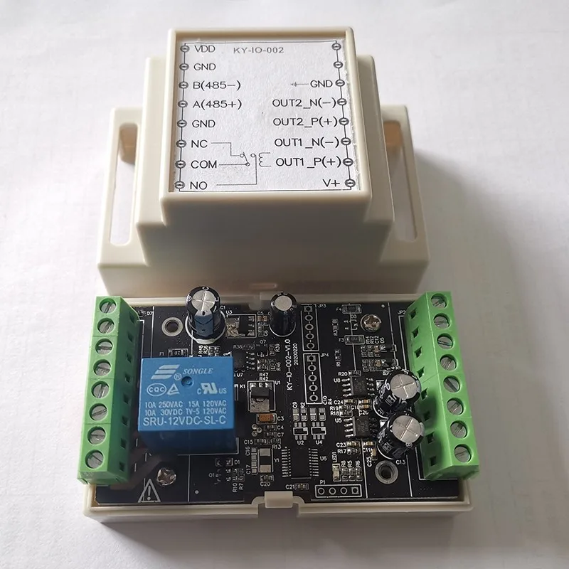 Controlador de válvula de solenoide de pulso, módulo de controlador de pulso de tiempo programable positivo y negativo, 485 ModBus RTU