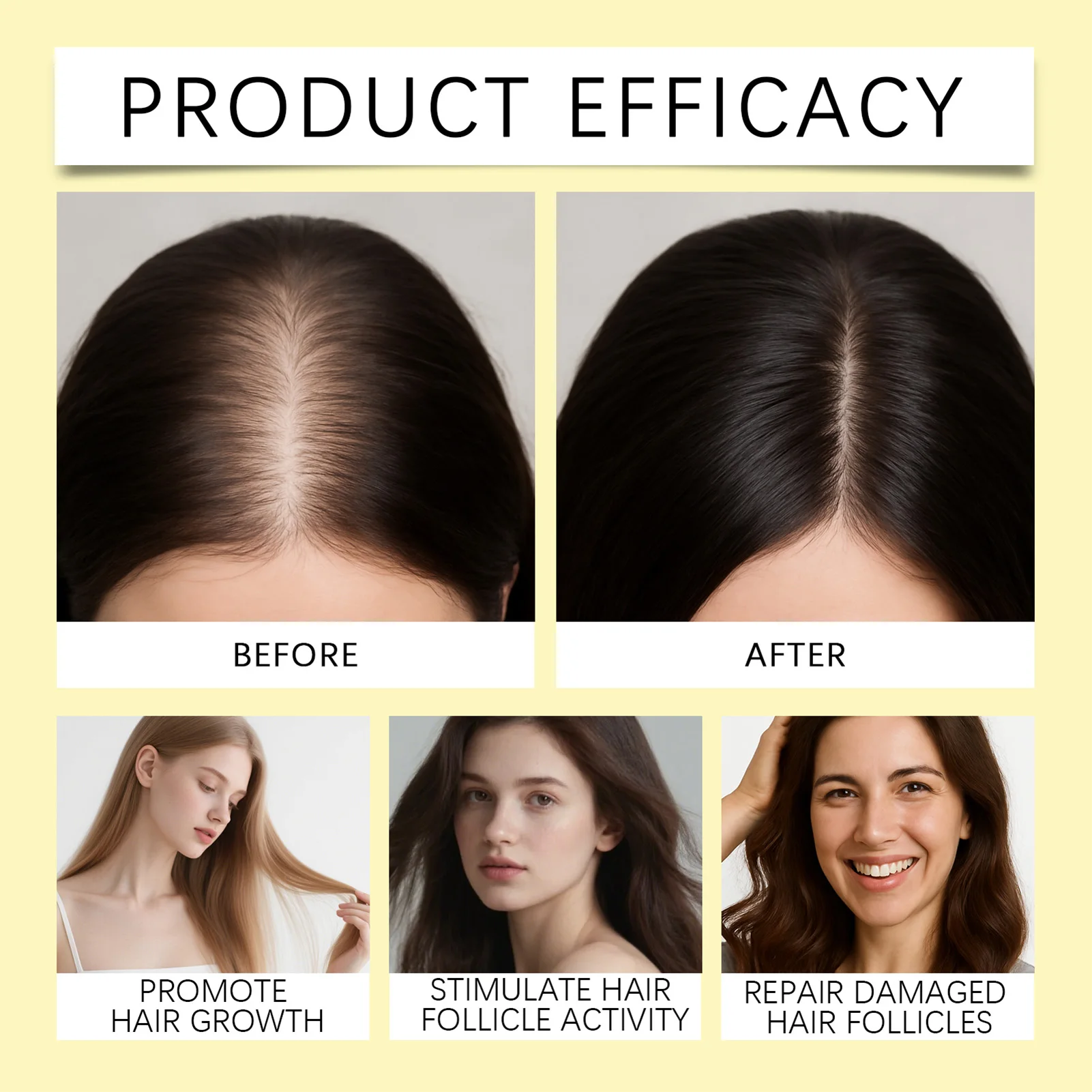 مستخلص نباتي روزماري للعناية بالشعر زيت أساسي لعلاجات نمو الشعر مضاد للتجعد يضيف صيغًا طبيعيًا لامعًا زيت الشعر #2