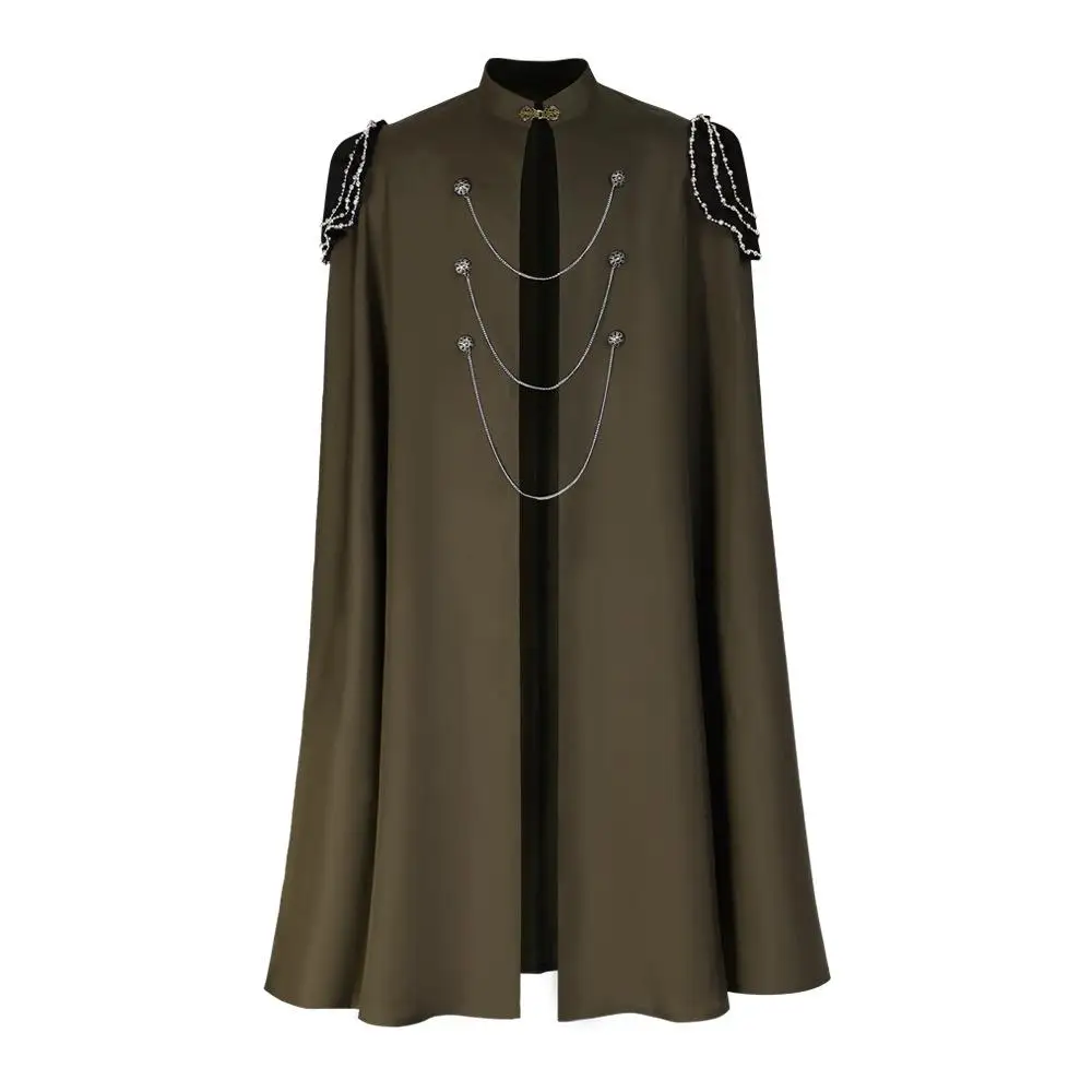 

Medieval Gothic Hooded Cloak ex Royal Vintage Performance Costume Stage Outfit Traditional Ethnic Women's Clothing