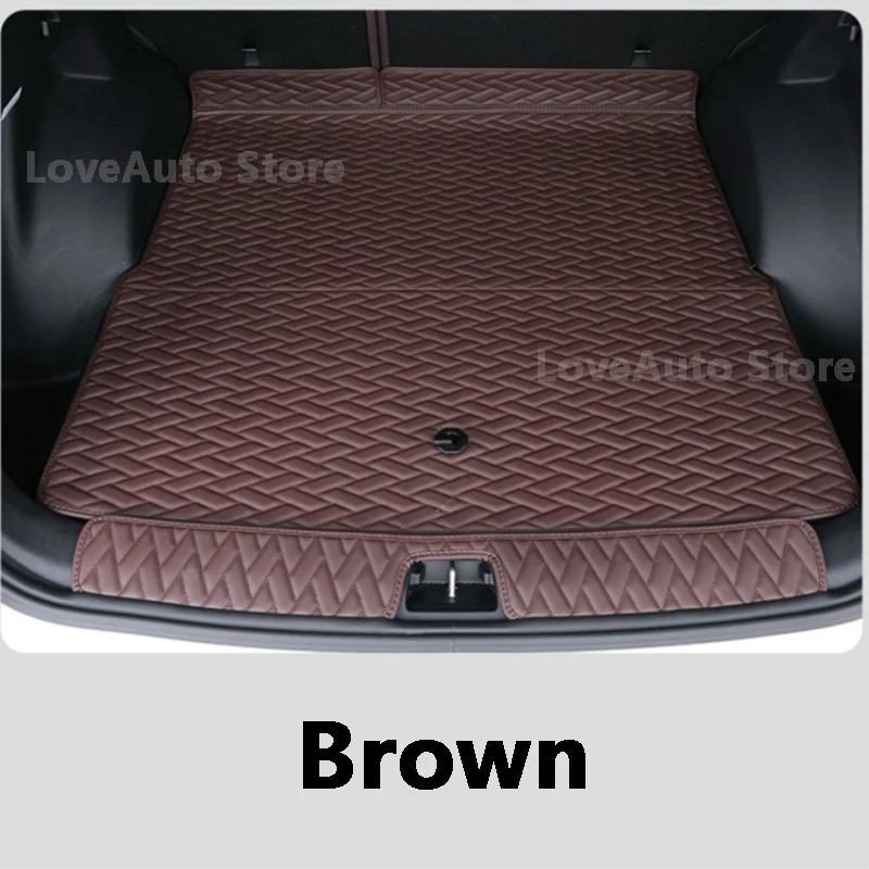 

For Geely Monjaro KX11 Xingyue L 2021-2023 Car Leather Trunk Mat Boot Liner Tray Rear Trunk Cargo Mat Protective Pad Accessories