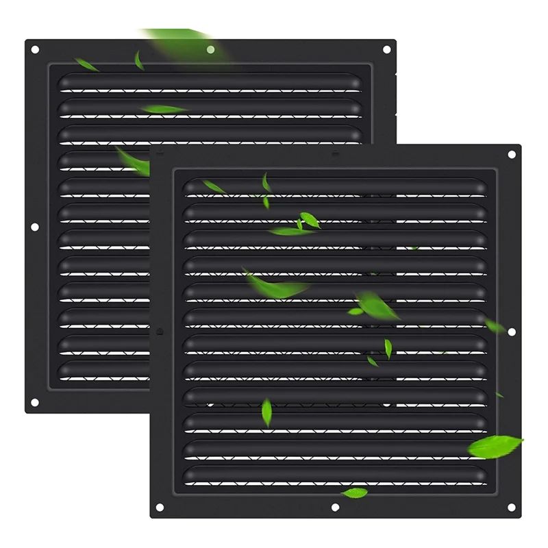 

A84E-Для домашнего гаража для дома 2 шт. 10 "X 10" чердачный вентиляционный сарай вентиляционные отверстия Gable вентиляционные отверстия настенное отверстие с крышкой экрана