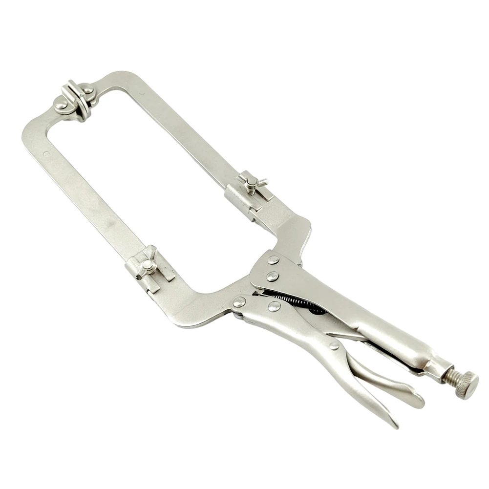 9 to 14 inch Duty Telescopic Slide Locking Pliers Adjustable C Clamp for Welding Automotive and Household Tasks