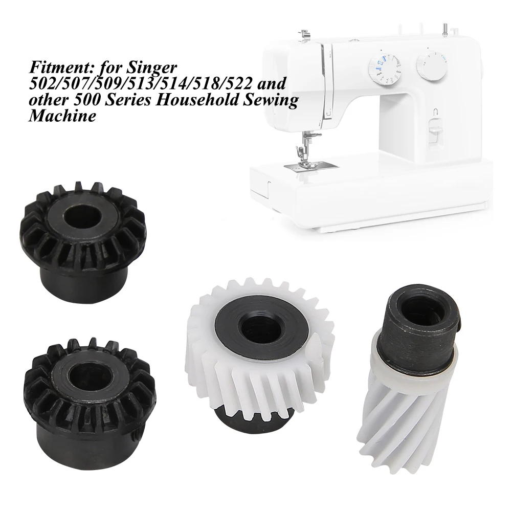 

4pcs/set 500 Hook Drive Bevel Gear Metal Pinion For Singer 500 Series Household Sewing Machine