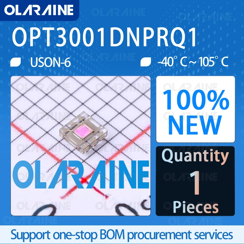 OPT3001DNPRQ1USON-6 Optical detectors Ambient light sensor IC chip circuit controller switch processor sensor Olaraine