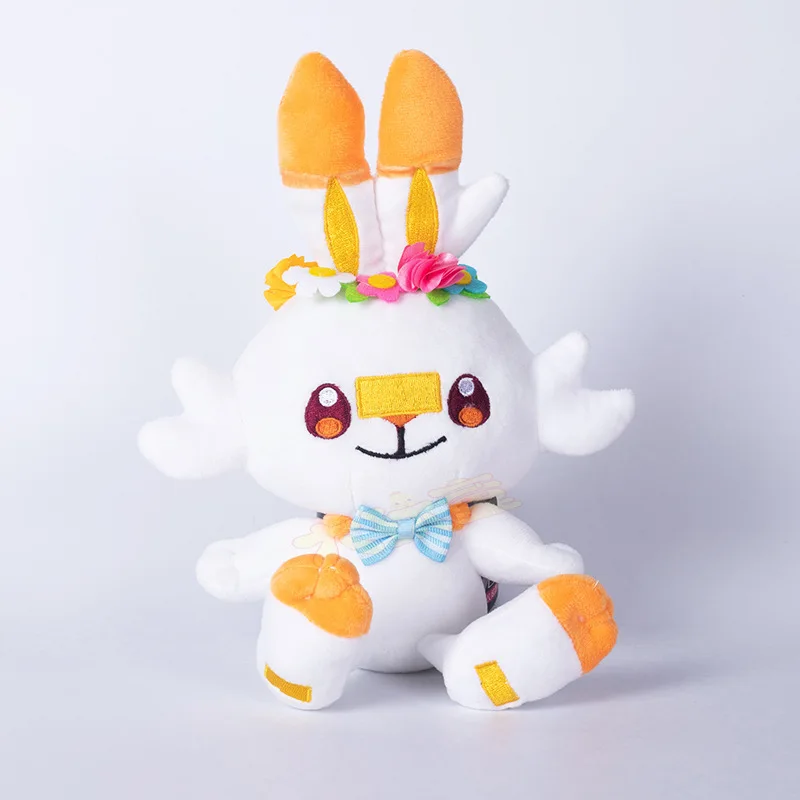 البوكيمون أفخم بيكاتشو Scorbunny Sylveon Ponyta Plushies اللعب الهوايات Kawaii غرفة ديكور الاطفال هدايا عيد الميلاد عيد الميلاد