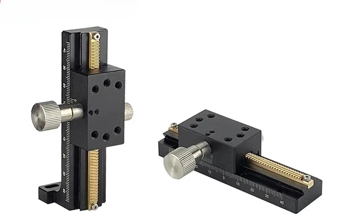

Displacement platform long stroke gear rack manual fine adjustment small precision dovetail groove sliding table LWX25