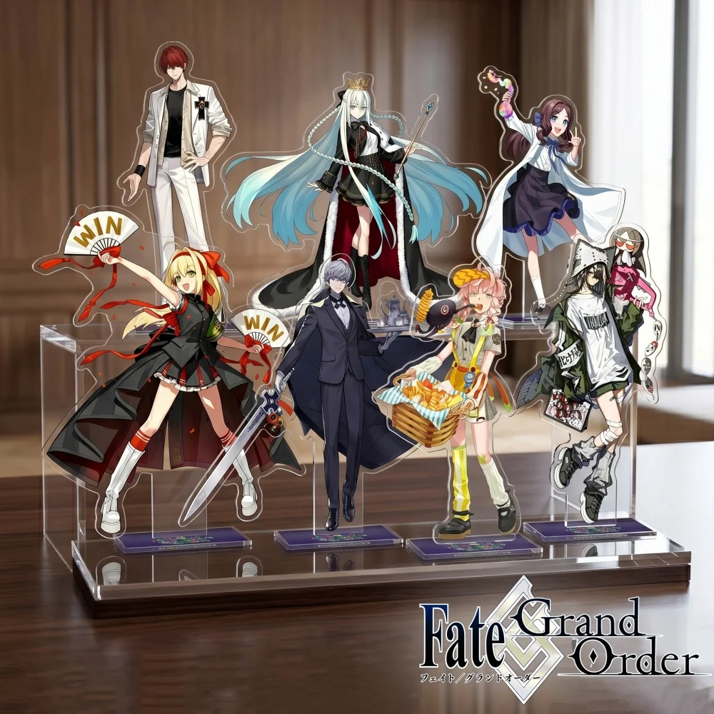New Fate Grand Order Acrylic Stand Keychain Nero Ana Casual Gourmet Party Style Cartoon Figure Desktop Decor Character Merch