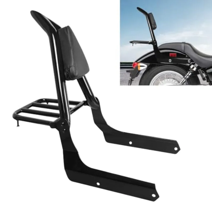 

Motorcycle Passenger Sissy Bar Backrest with Luggage Rack for Honda Shadow Spirit 750 VT750C2 2007-2014 Shadow Phantom 750 VT75