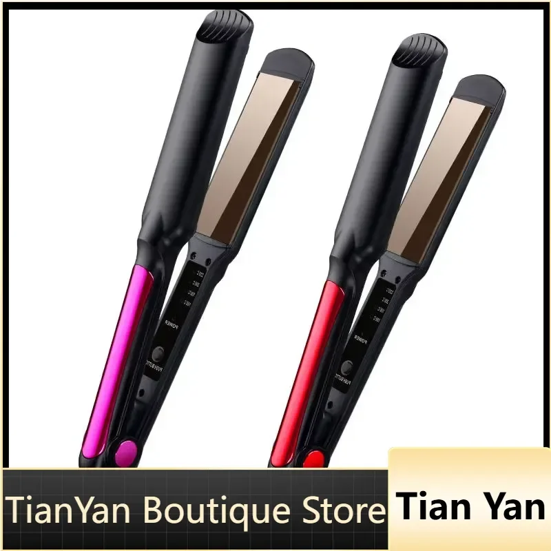 EE1 Professional Multi Function Hair Salon Straightener 4 Floating Plates Flat Iron for Fast Straightening Electric Household