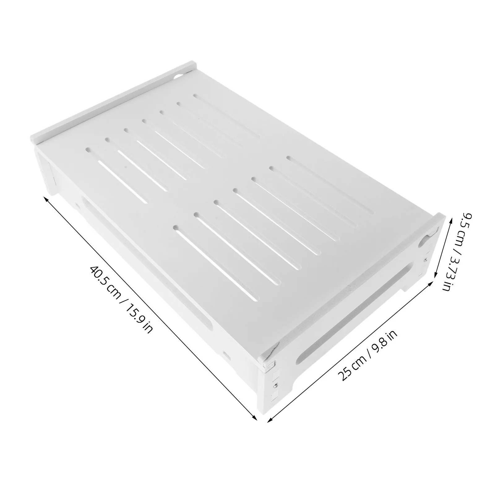 Router Storage Cabinet Box Wall Mounted Ventilated Plastic Router Shelf with Cable Organizer Power Strip Storage for WiFi Modem