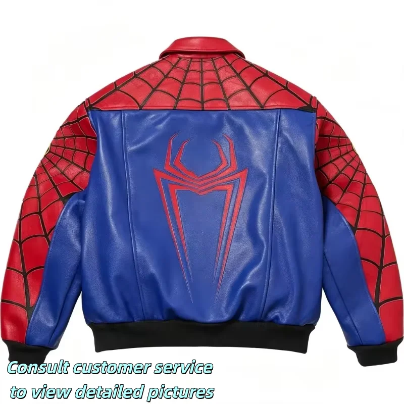 Giacca in pelle di Spider-Man, - Men'S Fashion Leather Jacket recensione e prezzo