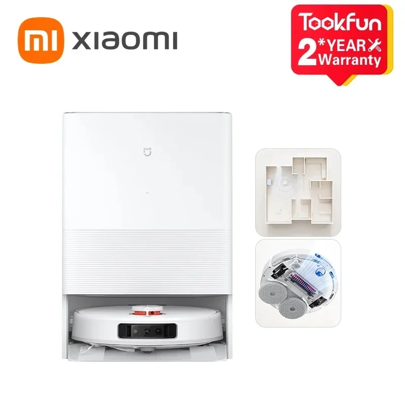 

2024 XIAOMI MIJIA M30 PRO OMNI Infinite Robot MOP Self Cleaning Vacuum Cleaners C107 Empty Dust Home Dirt Disposal Machine